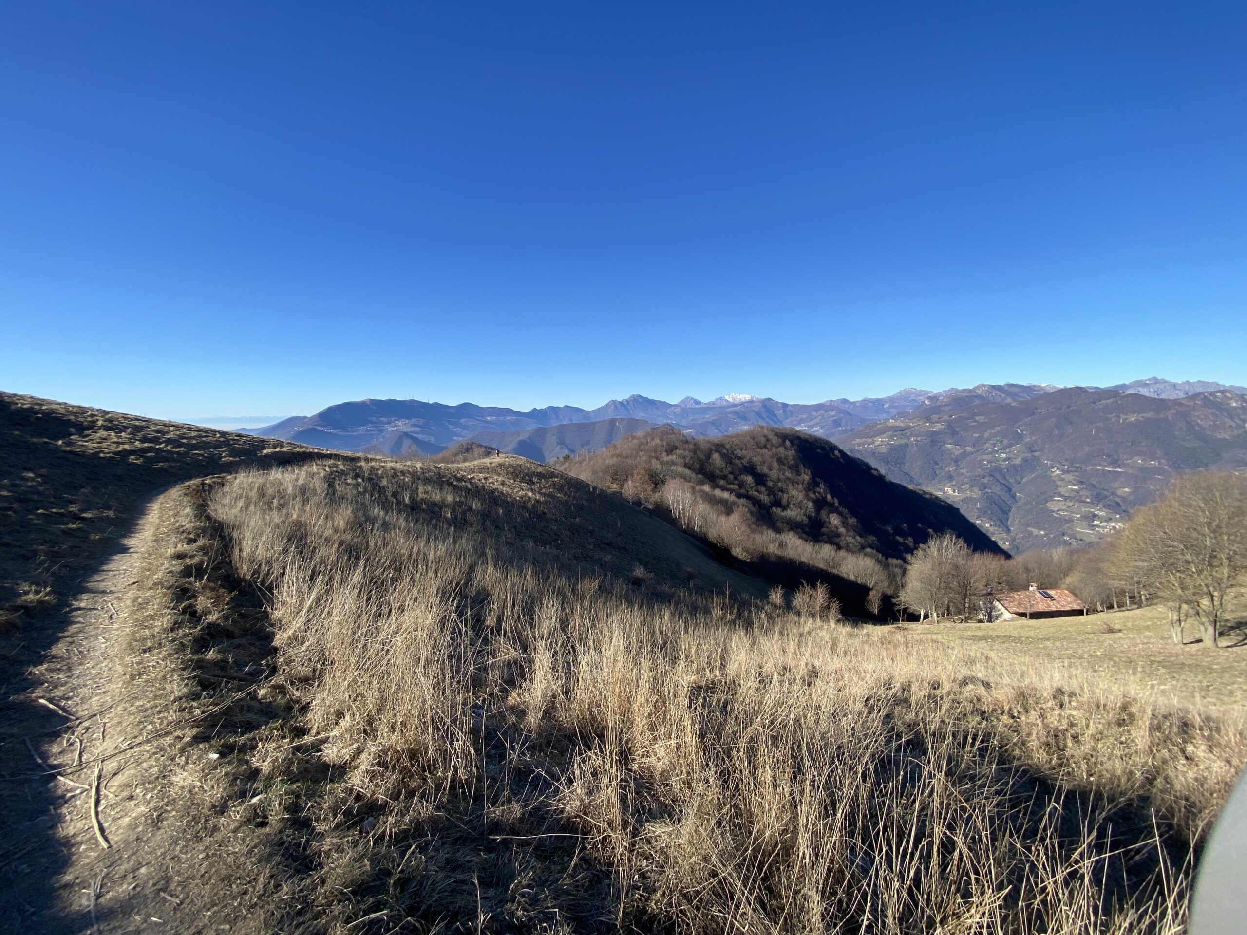 Vista verso la Valle Brembana