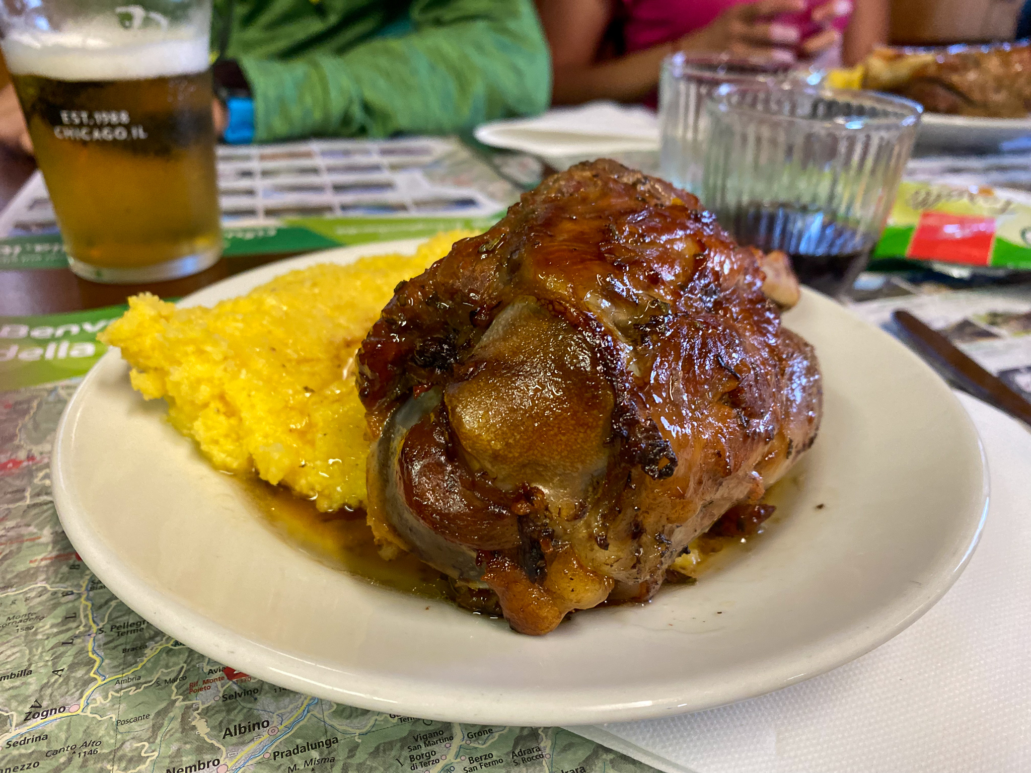 stinco di maiale e polenta senza glutine