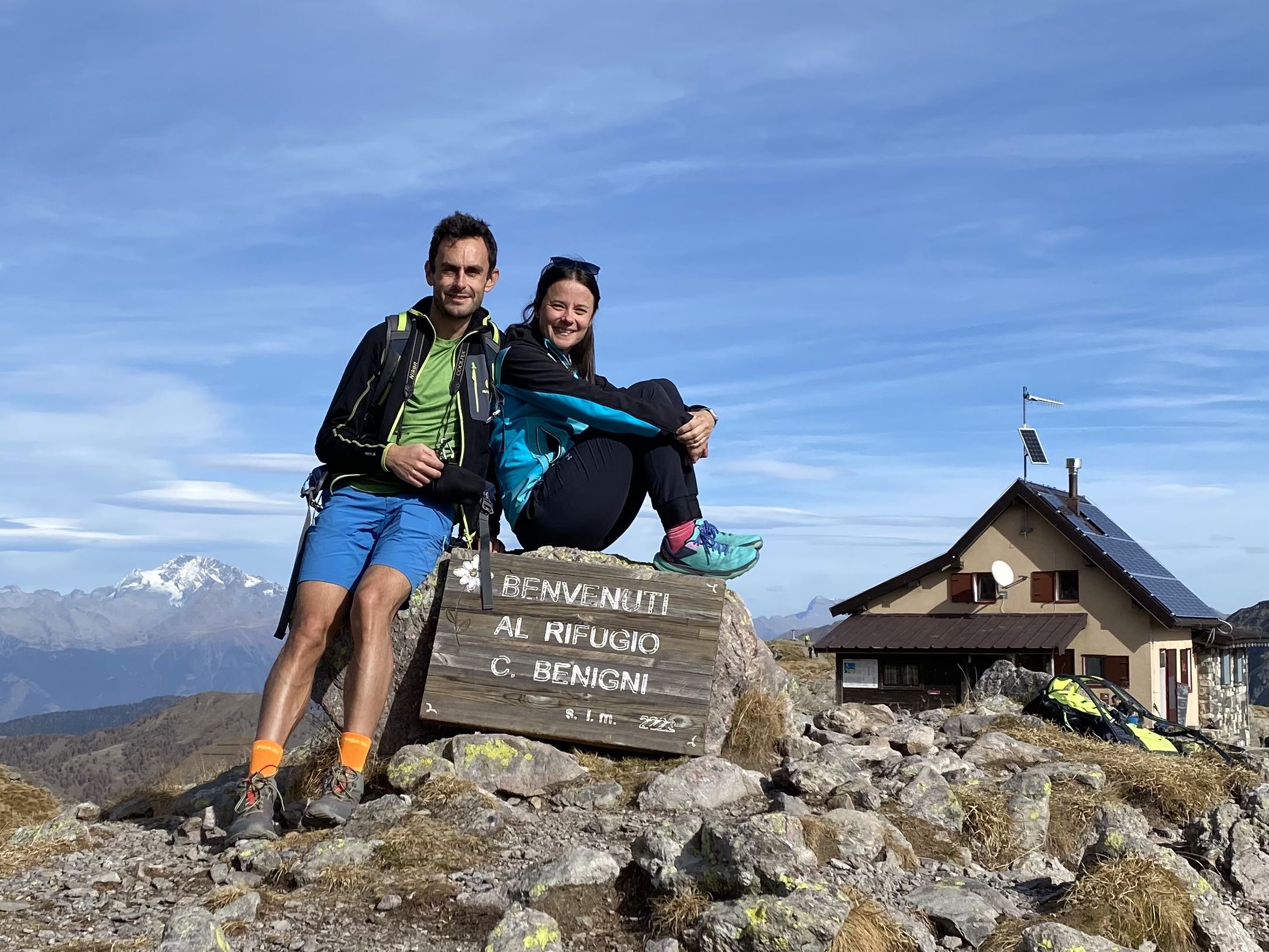 Arrivati al rifugio Benigni