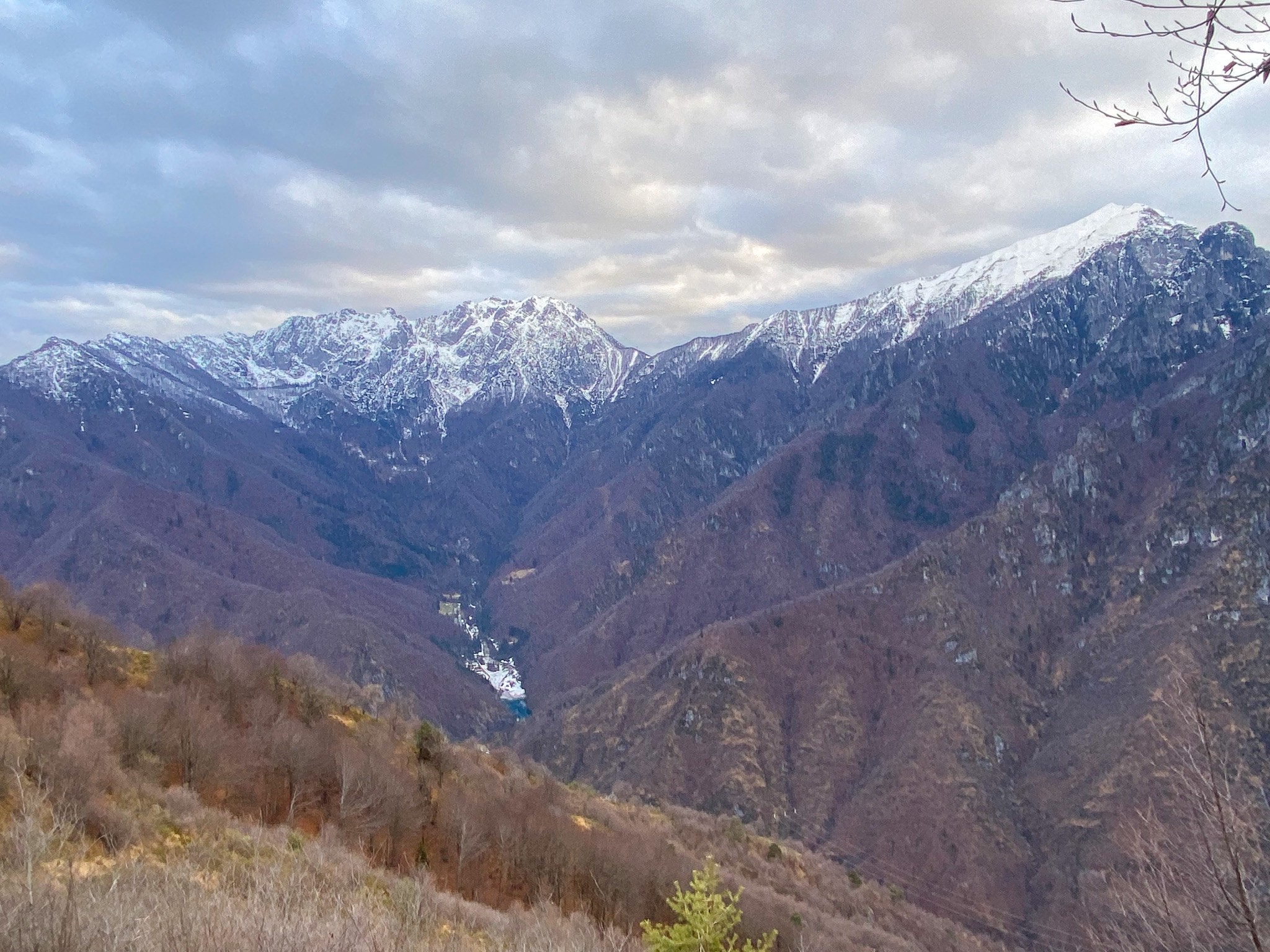 Vista sul lago di Cassiglio