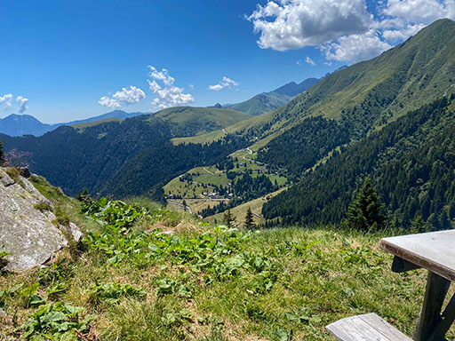 Veduta verso Passo San Marco