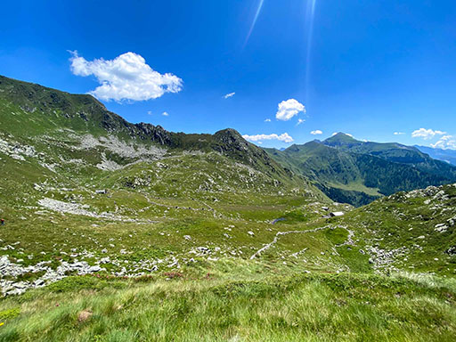 Vista panoramica sopra il Rifugio Balicco