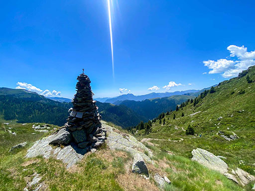 veduta sopra il Rifugio Balicco