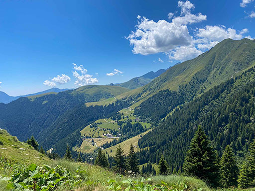 vista panoramica verso Passo San Marco