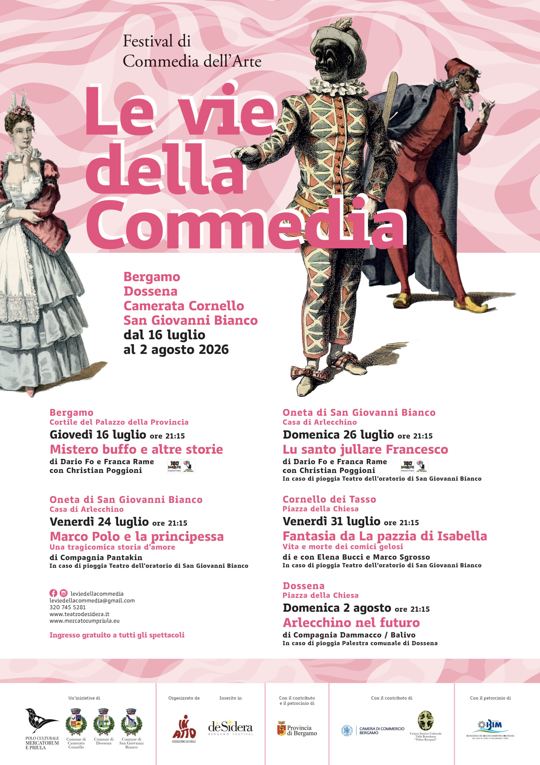 Al momento stai visualizzando Le vie della commedia 2026