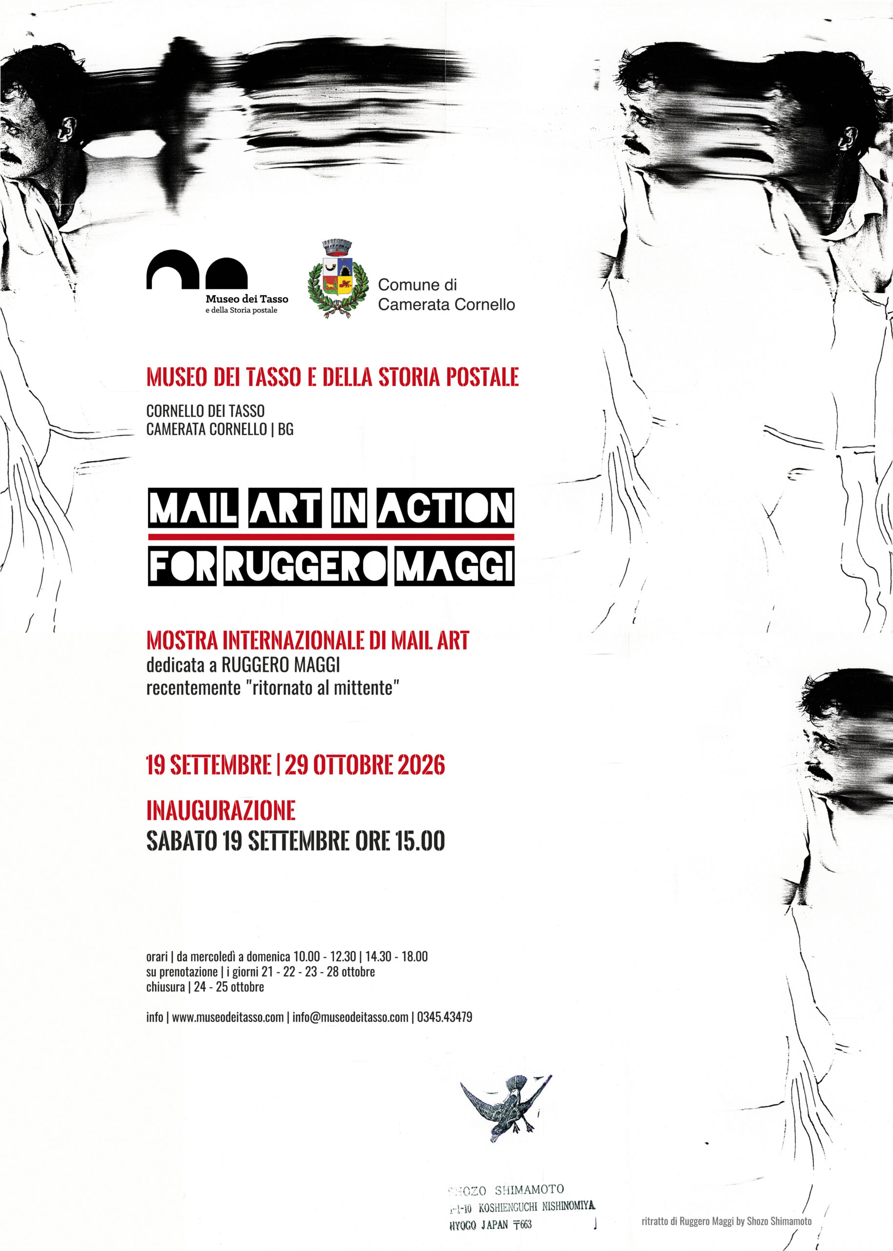 Al momento stai visualizzando Mostra Mail art in action / for Ruggero Maggi